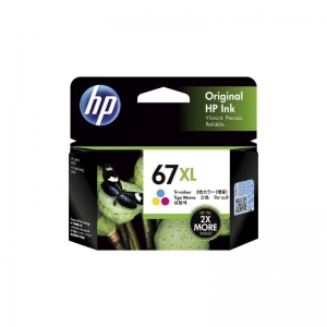 HP NO.67XL 3YM58A ENVY 6020/6420 D/JET 1200/2300/2700/4100 CLR INK CART HIGH YEI