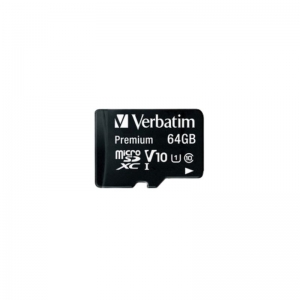CARD MEDIA VERBATIM SDXC 64GB CLASS 10 WITH ADAPTOR