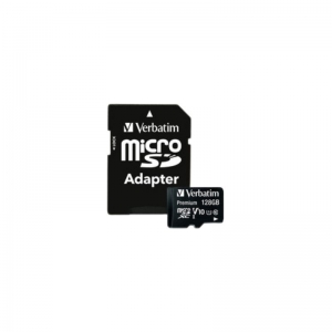 CARD MEDIA VERBATIM SDXC 128GB CLASS 10 WITH ADAPTOR