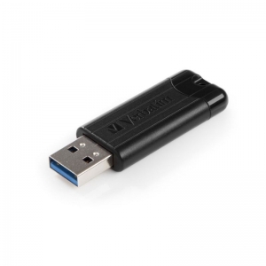 DRIVE HANDY VERBATIM 64GB PINSTRIPE USB 3.0 BLACK (MICRBAN)
