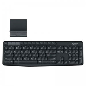 KEYBOARD LOGITECH CORDLESS K375S WITH STAND COMBO FOR PC/PHONE/TABLET