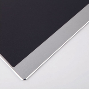 MOUSE PAD CHN METAL WITH RESIN TOP SILICONE RUBBER BOTTOM 300*240*3.5MM 359G BLA