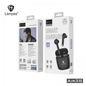 EARBUDS LENYES W/L BLUETOOTH V5.1 CHARGEABLE/TOUCH SENSITIVE BLACK