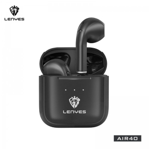EARBUDS LENYES AIR40 W/L BLUETOOTH V5.1 CHARGEABLE/TOUCH SENSITIVE BLACK