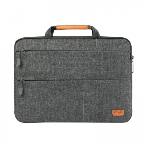 COMPUTER BAG WIWU MINIMALIST LAPTOP SLEEVE WITH STAND/SILICON PAD 15.4" GRY