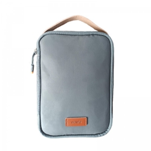 BAG WIWU MINIMALIST POUCH POLYESTER+LEATHER WPROOF DETACHABLE HK/LOOP FASTENERS