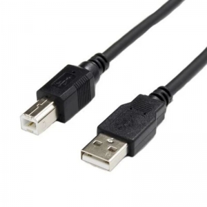 CABLE PRINTER DYNAMIX USB-A MALE TO USB-B MALE 2MTR