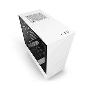 CASE NZXT H511 COMPACT MATTE WHITE ATX MIDTOWER GAMING CASE TEMPERED GLASS