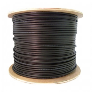 CABLE REEL ARC CAT6 SOLID COPPER WATER PROOF STP 305MTR BLACK