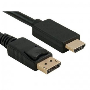 CABLE DISPLAY PORT TO HDMI MALE 1.8MTR (DP MALE TO HDMI MALE)