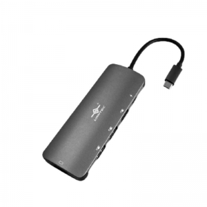 ADAPTOR TYPE C VANTEC TO 3*USB 3.1, 1*HDMI, 1*TYPE-C FOR POWER PASS THRU