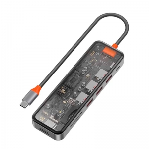 USB HUB WIWU 7 PORT TYPE-C TO USB3.0*3/SD/TF/HDMI/TYPE-C
