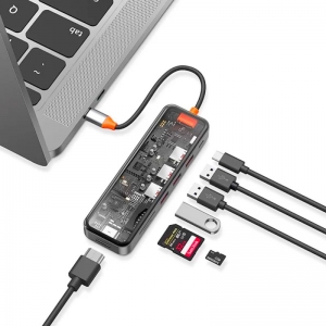 USB HUB WIWU 7 PORT TYPE-C TO USB3.0*3/SD/TF/HDMI/TYPE-C
