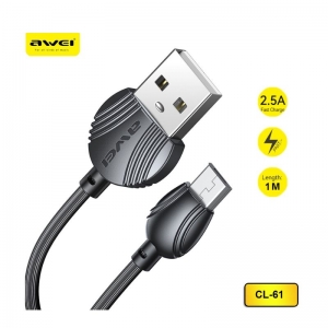 CABLE PHONE AWEI DATA USB TO TYPE-C 2.5A 2000MM