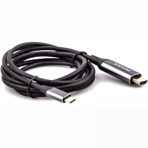 CABLE TYPE-C VCOM TYPE-C TO HDMI MALE BLACK 1.8M