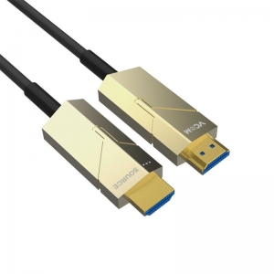 CABLE VCOM HDMI ACTIVE OPTICAL 19 MALE TO MALE 4K 20M