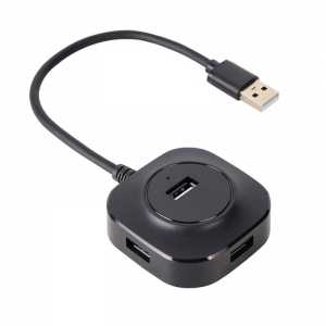 USB HUB VCOM USB-A TO 4 * USB-A 4 PORT USB2.0 480MBPS
