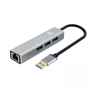 ADAPTOR USB VCOM USB 3.0 TO 3XUSB 3.0 &  1XETHERNET 1000MBPS