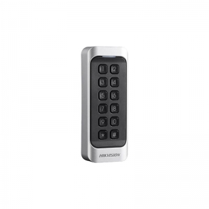 HIKVISION AC CARD READER READS MIFARE 1 CARD WITH KEYPAD SUPPORTS RS485/WIEGAND