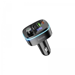 MEDIA PLAYER CAR CHARGER HOCO UNIVERSAL BT5.0 SUPPORT TF/MP3/TYPE-C/2*USB PORT/F