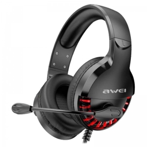 HEADSET AWEI ES-770I E-SPORTS WIRED WITH MIC/USB/VOL CONTROL ATOMSPHERE LIGHT 2.
