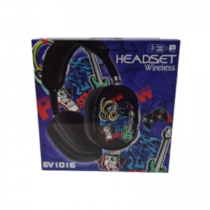 HEADSET MOFAN EV1016 W/L WITH MIC/VOL CONTROL/ADJ HBAND TF CARD/CHARGEABLE