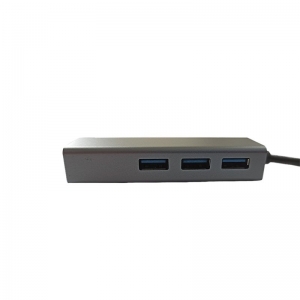 ADAPTOR TYPE C + USB 3.0 TO 3*USB3.0 WITH 1*EHTERNET PORT
