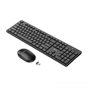 KEYBOARD HOCO W/L WITH MOUSE 2.4GHZ USB BLK