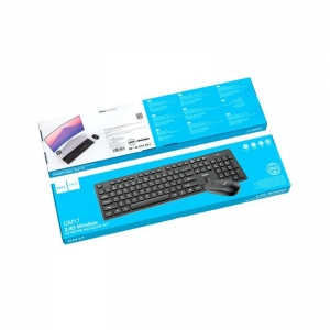 KEYBOARD HOCO W/L WITH MOUSE 2.4GHZ USB BLK
