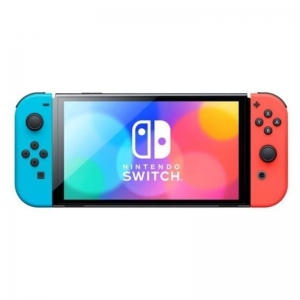 GAME PAD NINTENDO SWITCH WITH CONTROLLER 64GB 7" OLED TOUCHSCREEN NEON