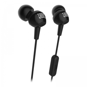 EARPHONE JBL JBLC50SIUBLK  IN-EAR HEADPHONE WITH MIC BLK