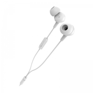 EARPHONE JBL JBLC150SIUWHT IN-EAR HEADPHONE WITH MIC WHT