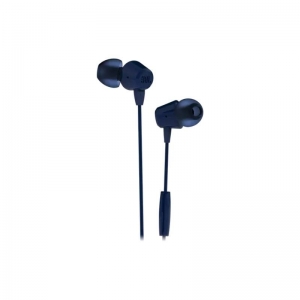 EARPHONE JBL JBLC50 IN-EAR HEADPHONE WITH MIC BLUE