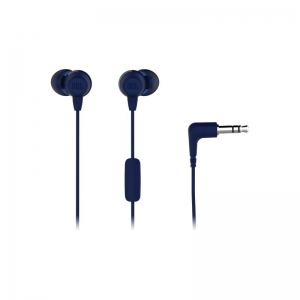 EARPHONE JBL JBLC50 IN-EAR HEADPHONE WITH MIC BLUE