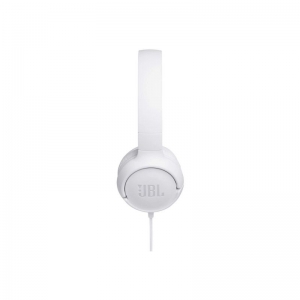 HEADSET JBL T500 ON-EAR WIRED HEADPHONE WITH MIC WHITE