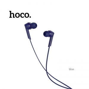 EARPHONE HOCO IN-EAR HEADPHONE WITH MIC/VOL CONTROL 3.5MM 1.2MTR BLUE