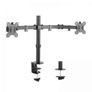 BRACKET BRATECK MONITOR DUAL ARTICULATING ARM DOUBLE JOINT 13-32" UPTO 8KG PER S