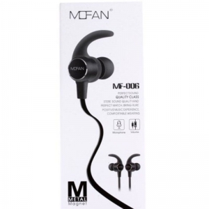 EARPHONE MOFAN WITH MIC/VOL CONTROL  METAL DESIGN