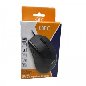 MOUSE ARC WIRED USB BLACK