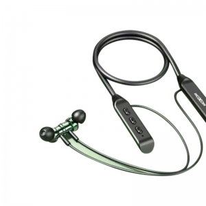 HEADSET MOXOM W/L BLUETOOTH V5.0 NECKBAND WITH MIC/CHARGEABLE/VOLUME CONTROL/MAG
