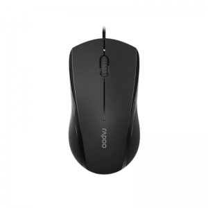MOUSE RAPOO WIRED SILENT N1600 OPTICAL USB BLK