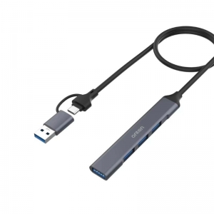 USB HUB ONTEN TYPE-C + USB 3.0 TO 1*USB3.0/3*USB2.0 0.5M