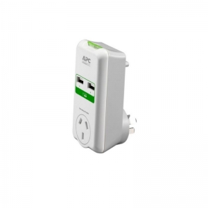 APC SURGEARREST PROTECTOR 1 OUTLET WALL MOUNT WITH DUAL USB PORT