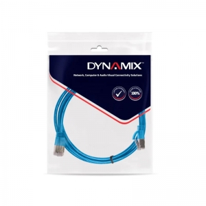 CABLE PATCH DYNAMIX CAT6 UTP 2MTR BLUE SNAGLESS