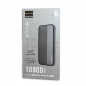 POWER BANK LENYES 10000MAH 2A OP:USB INP:TYPE-C/MICRO USB WITH LED INDICATOR