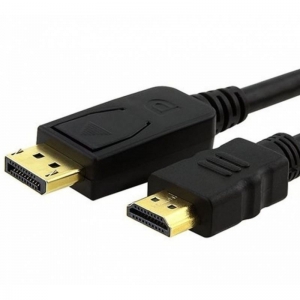 CABLE DISPLAY PORT MALE TO HDMI MALE 2MTR