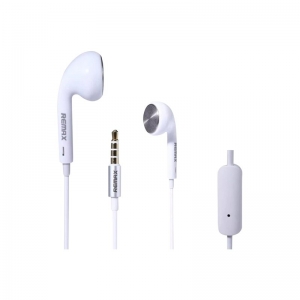EARPHONE REMAX PURE MUSIC STEREO IN-EAR WITH MIC WHITE