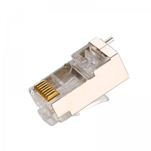 PLUG RJ45 SHIELDED WITH GROUNDING CONNECTOR
