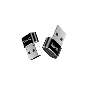 ADAPTOR OTG HOCO USB TO TYPE-C CONVERTER (MALE USB-A TO TYPE C FEMALE)