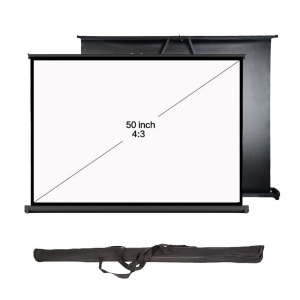 PROJECTOR SCREEN CHN PORTABLE (PULL UP) FOR TABLETOP 50" 4:3 WITH CARRY BAG